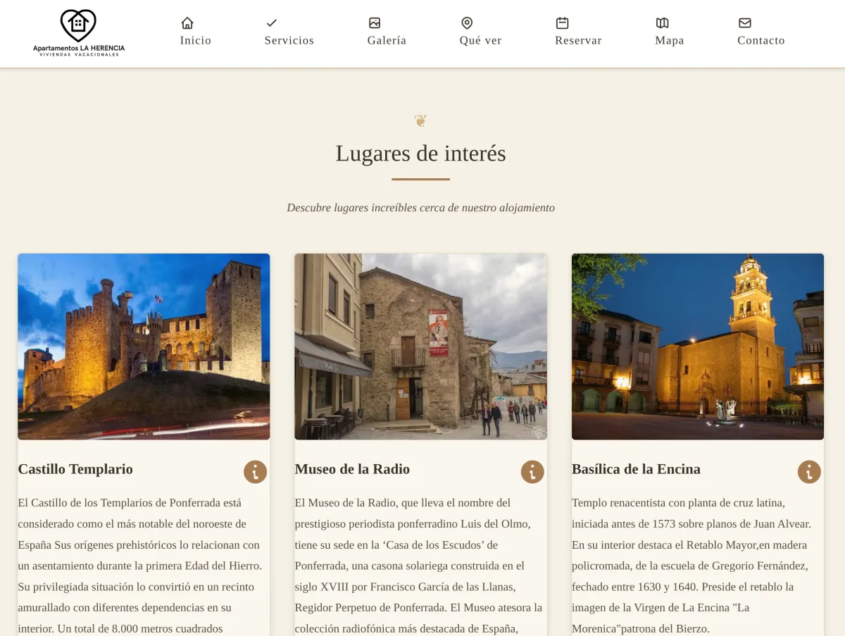 Web de alojamiento turístico adaptada a dispositivos móviles