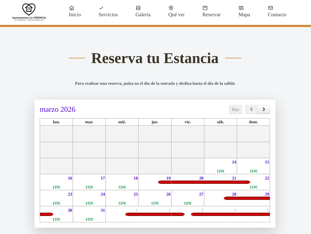 Gestión de múltiples alojamientos en una sola web