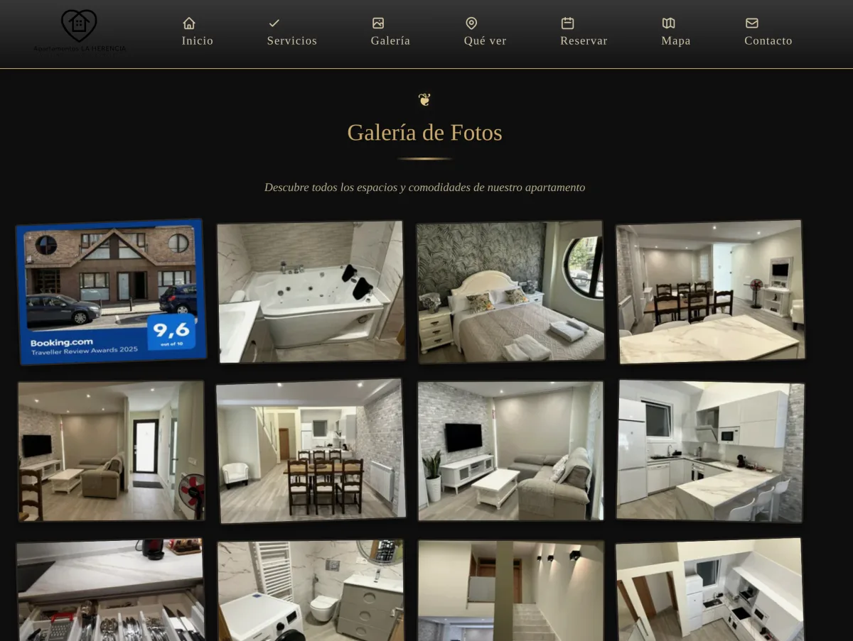 12 temas visuales disponibles para personalizar tu web de alojamiento turístico
