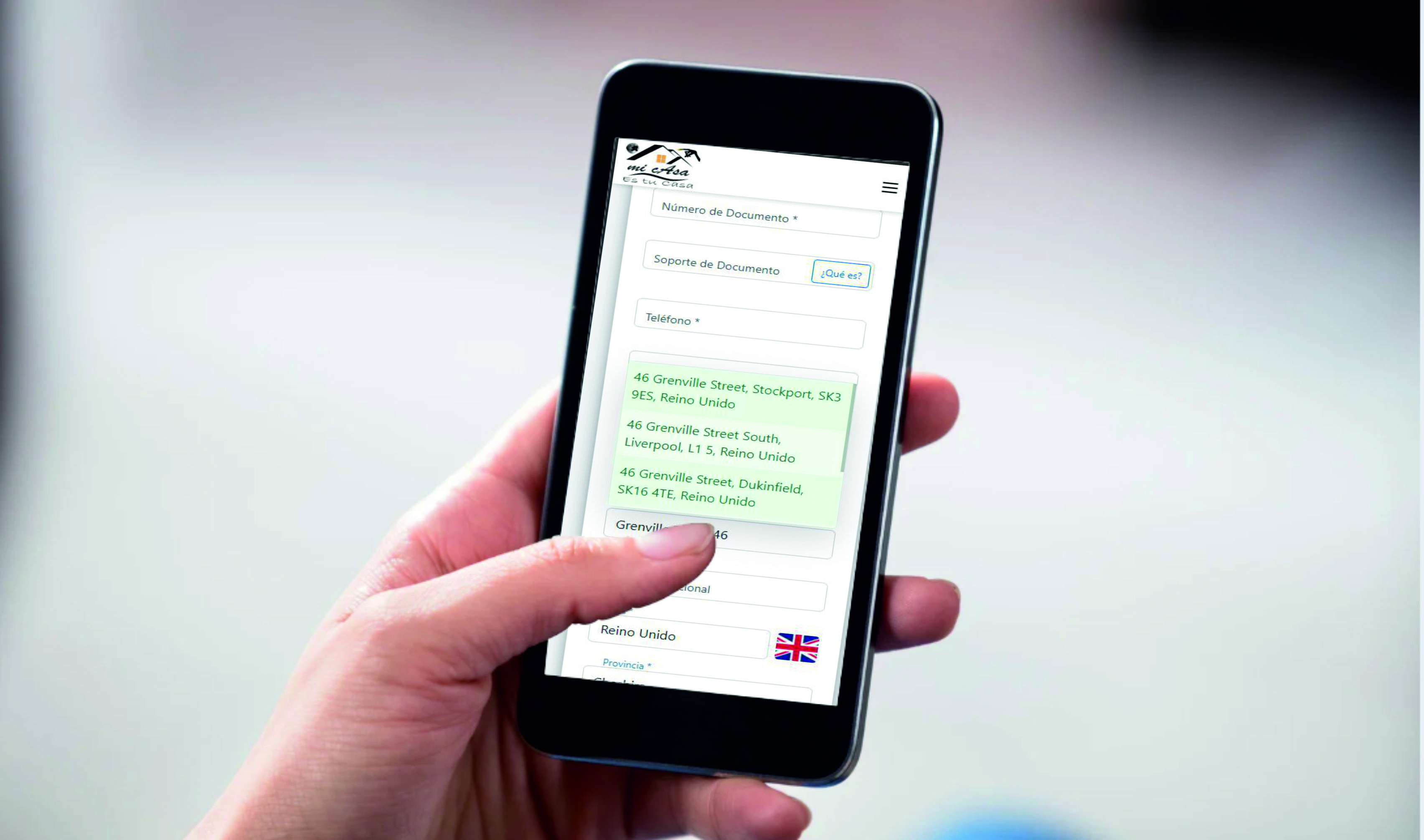 Check-in online para partes de viajeros automáticos